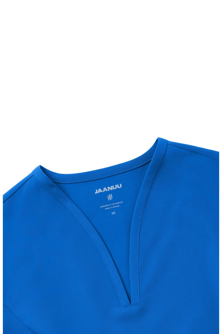Calix Women's 2-Pocket Tailored V-Neck Scrub Top, Alternate, color, Royal Blue