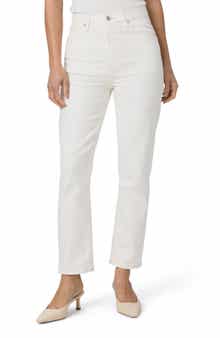 PAIGE Billy High Waist Crop Straight Leg Jeans