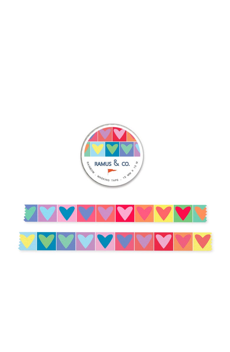 Ramus & Co Illustrated Masking Tape - 3ct Rolls, Assorted Rolls, Alternate, color, Multi-Pack