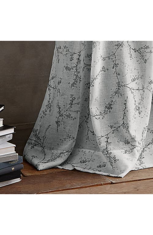 Dkny Promenade Set Of 2 Curtain Panels In Pewter