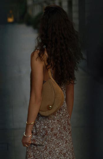 The Dakota Suede Saddle Bag