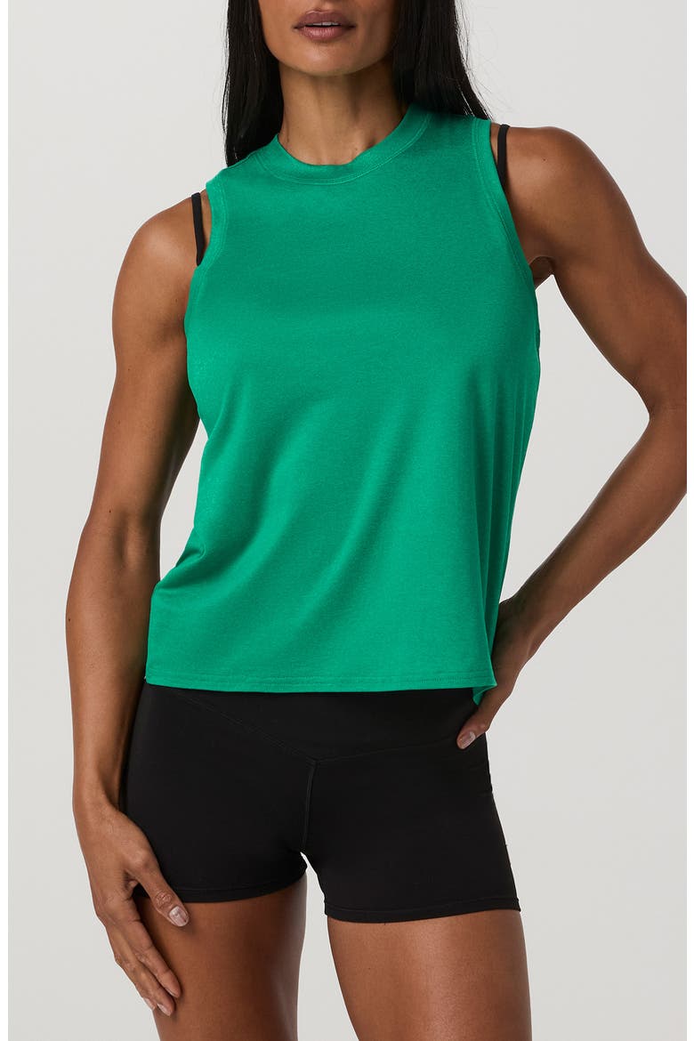 Energy Top Long, Main, color, EMERALD HEATHER