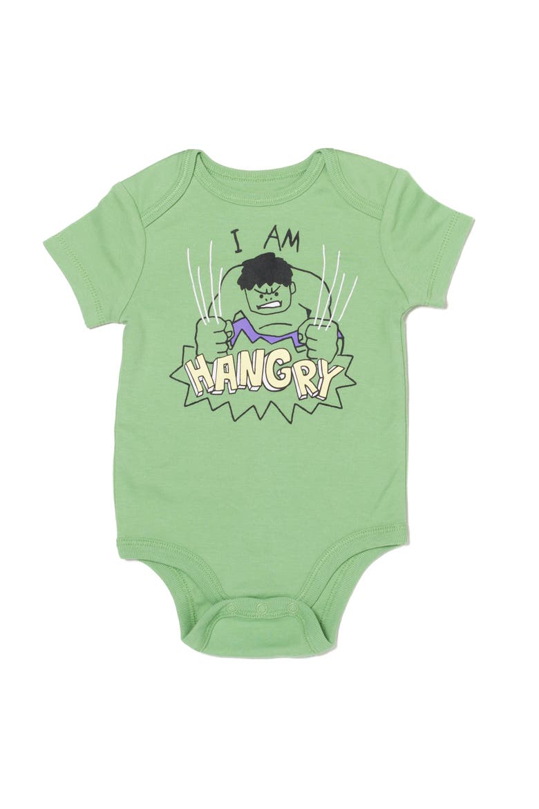 Bodysuit Pants and Hat Set, Alternate, color, Hulk Green Grey