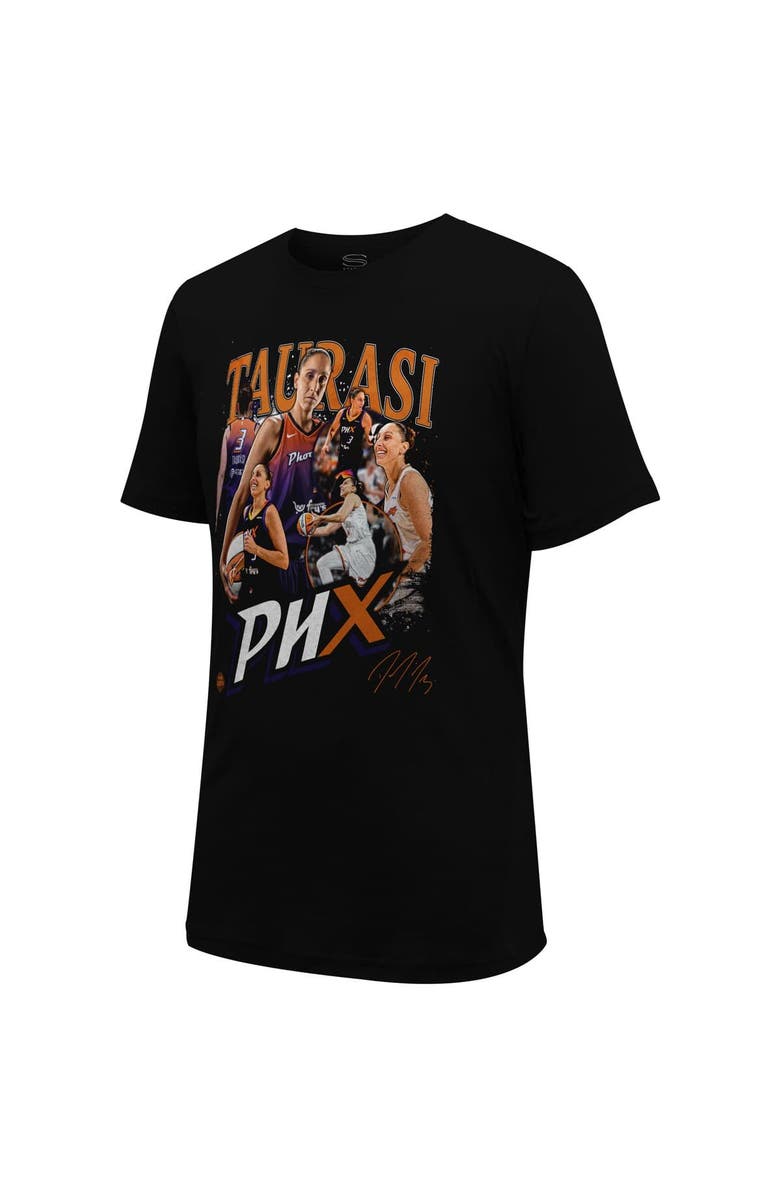 Stadium Essentials Unisex Stadium Essentials Diana Taurasi Black Phoenix Mercury Crossroads T-Shirt, Alternate, color, Black