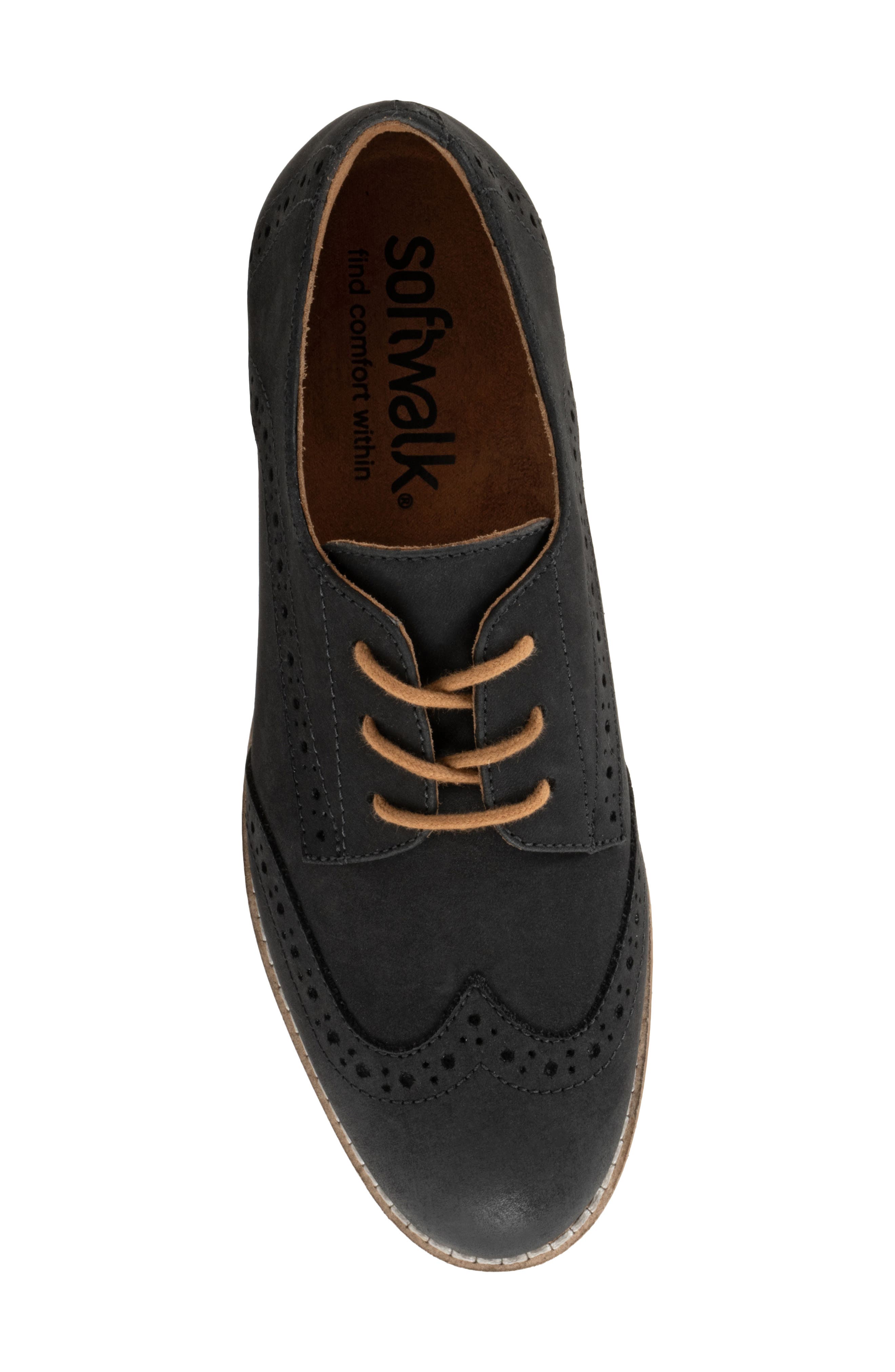 SoftWalk<sup>®</sup> Willet Wingtip Derby, Alternate, color, Black Nubuck