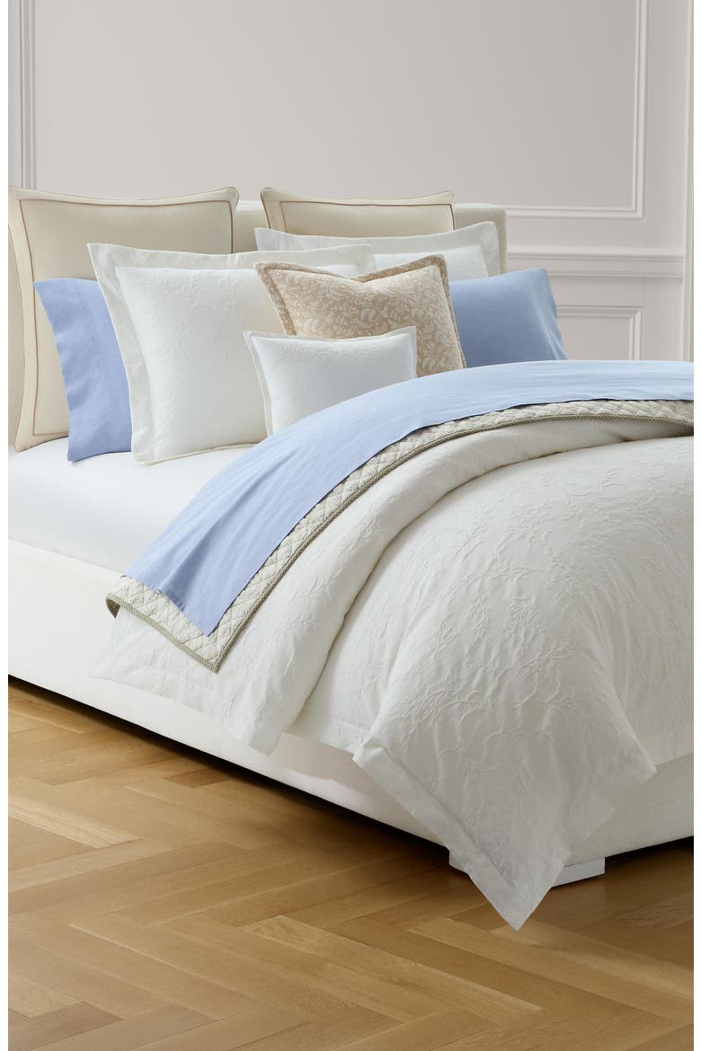 Carly Duvet Cover & Sham Set, Main, color, WHITE
