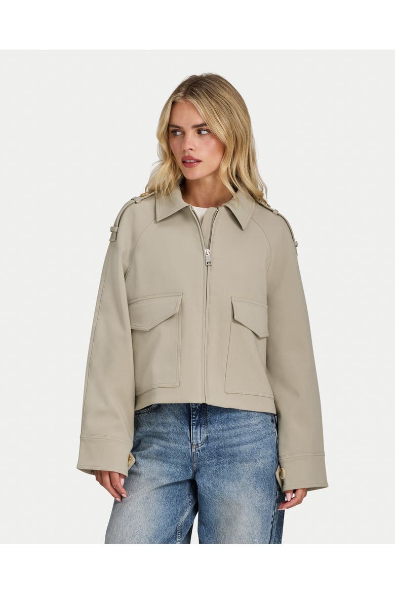 Studio Boxy Fit Cropped Jacket, Main, color, Elm