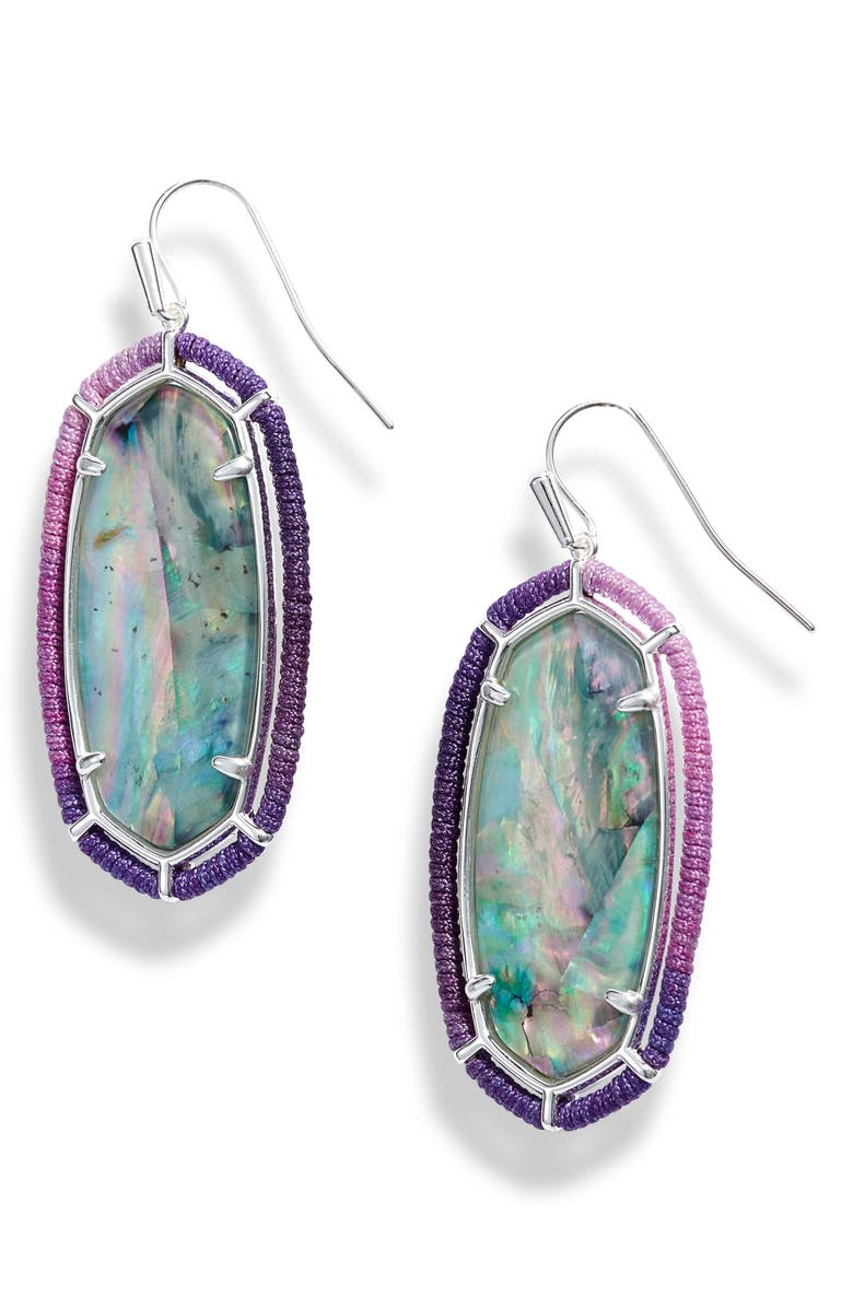 Kendra Scott Elle Threaded Drop Earrings, Main, color, 