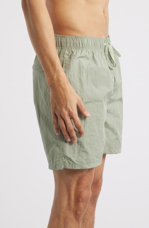 Shop Vintage Summer Volley Swim Trunks In Green