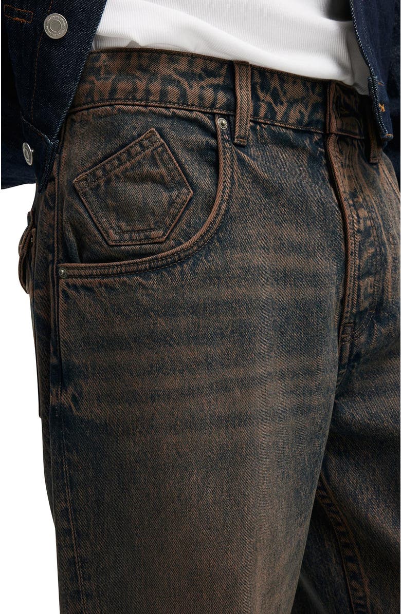 Cotton On Men's Baggy Bootcut Jean, Alternate, color, Mocha