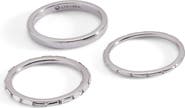 Alex and Ani Baguette Stacking Ring Set of 3