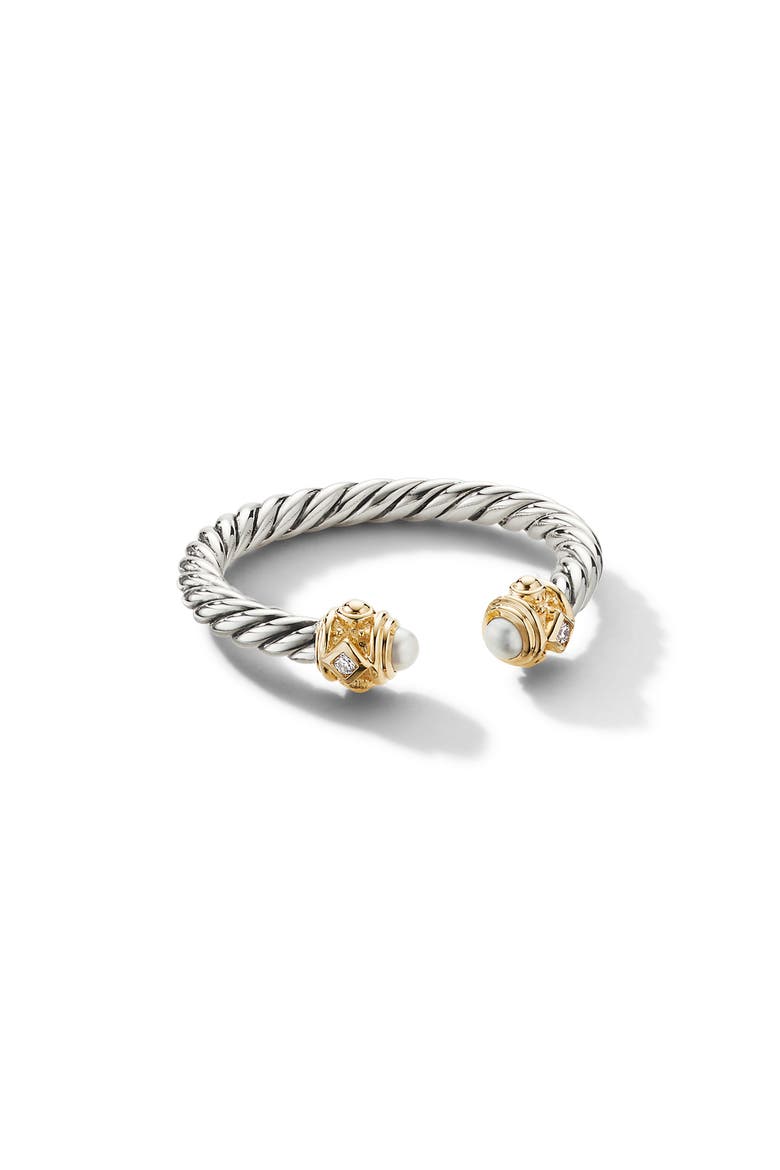 Renaissance® Ring in 14K Gold with Diamonds, Alternate, color, PEARL