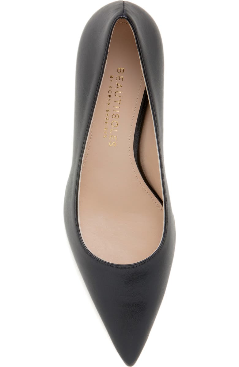 BEAUTIISOLES Corina Pointed Toe Pump, Alternate, color, Black