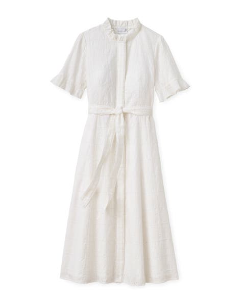Aria Eyelet Midi Dress