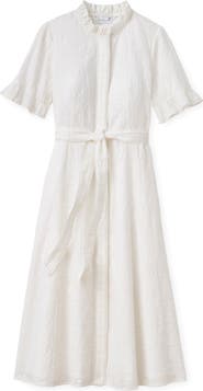 Cartolina Aria Eyelet Midi Dress