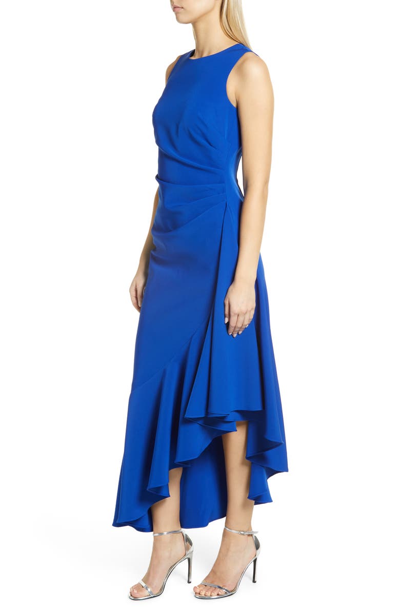 Eliza J Asymmetric Ruffle Hem Cocktail Dress, Alternate, color,