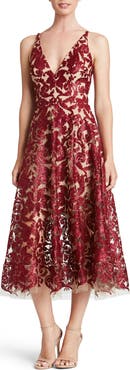 Dress the Population Blair Embellished Fit
Flare Cocktail Dress