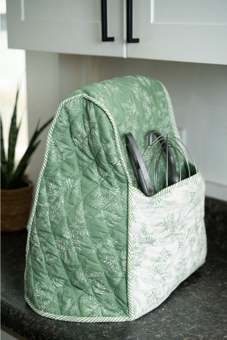 Fern Stand Mixer Cozy, Alternate, color, Green