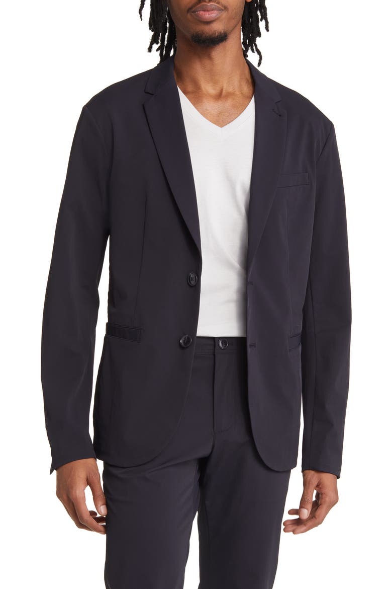 Ultra Stretch Twill Blazer, Main, color, NAVY