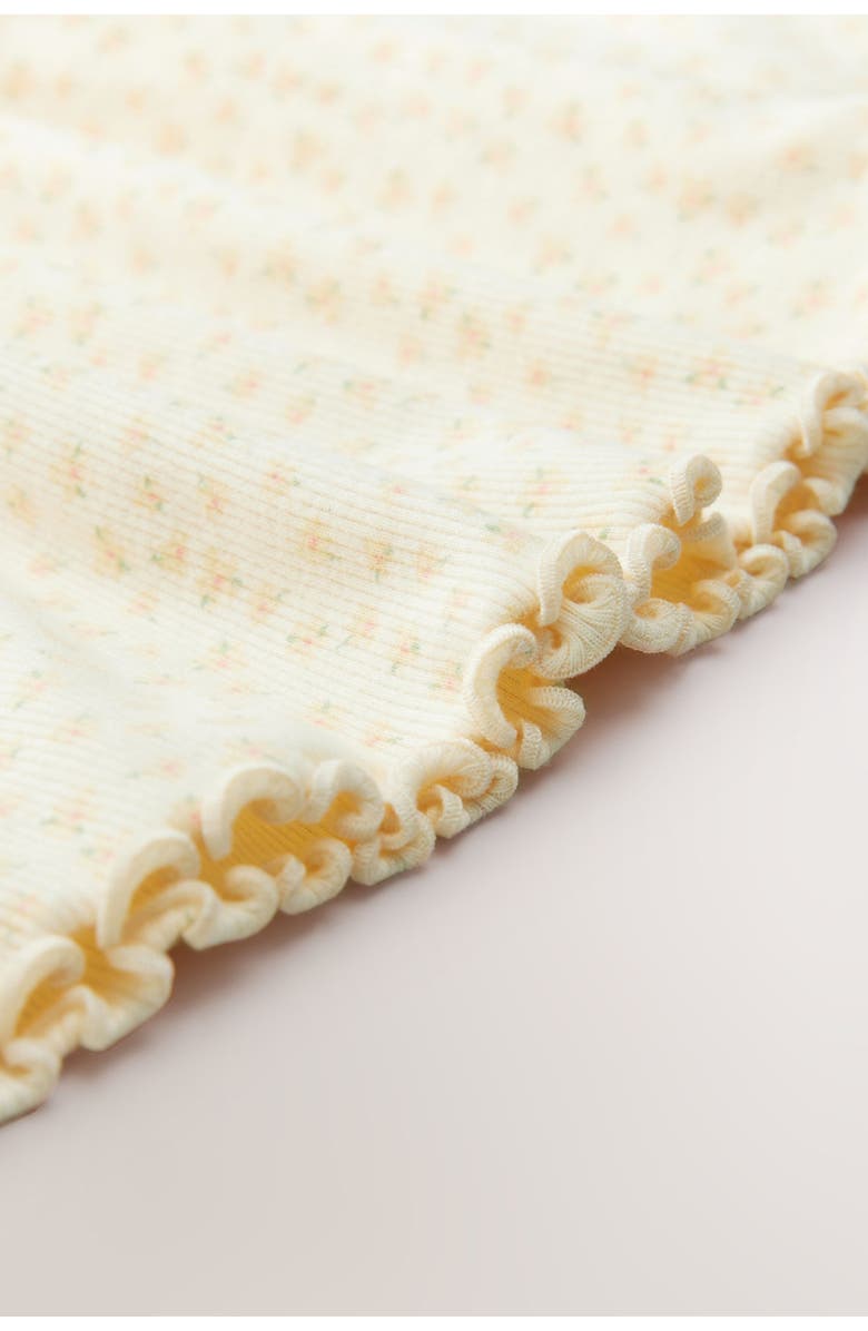 NEXT Kids' Floral Rib Dress, Alternate, color, Pink