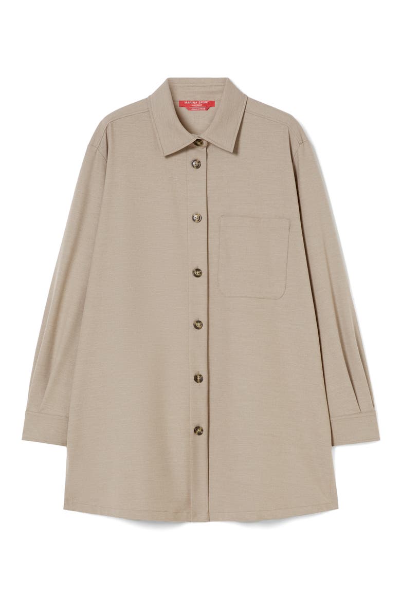 Yanina Twill Shirt Jacket, Alternate, color, TURTLEDOVE