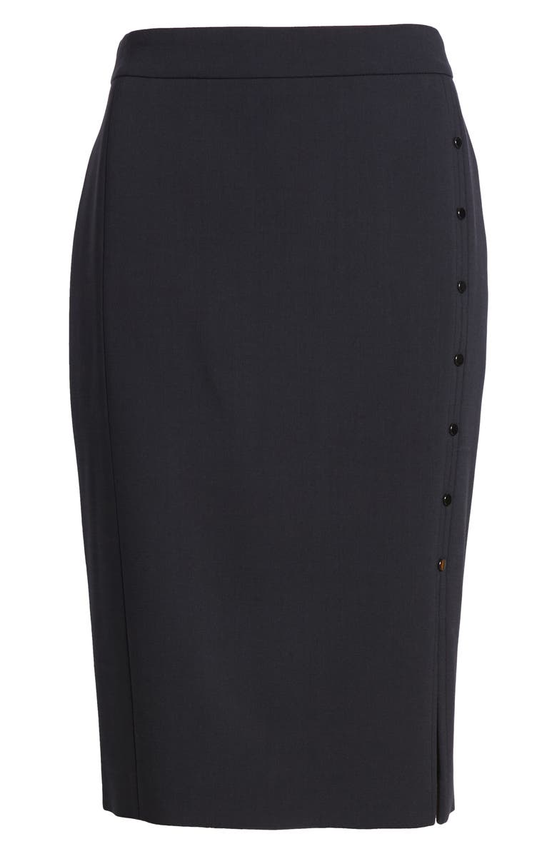 BOSS Vikilena Wool Pencil Skirt, Alternate, color, 