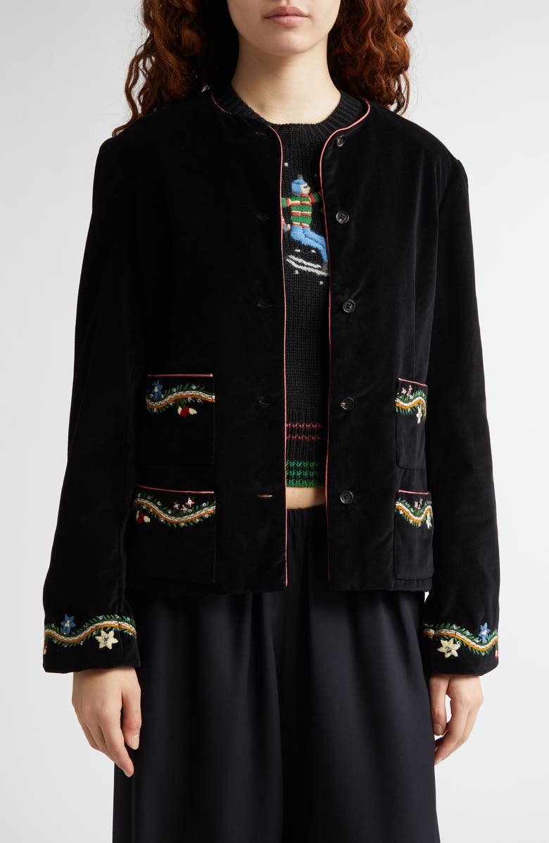 Bode Alpineflower Rice Jacket, Main, color,