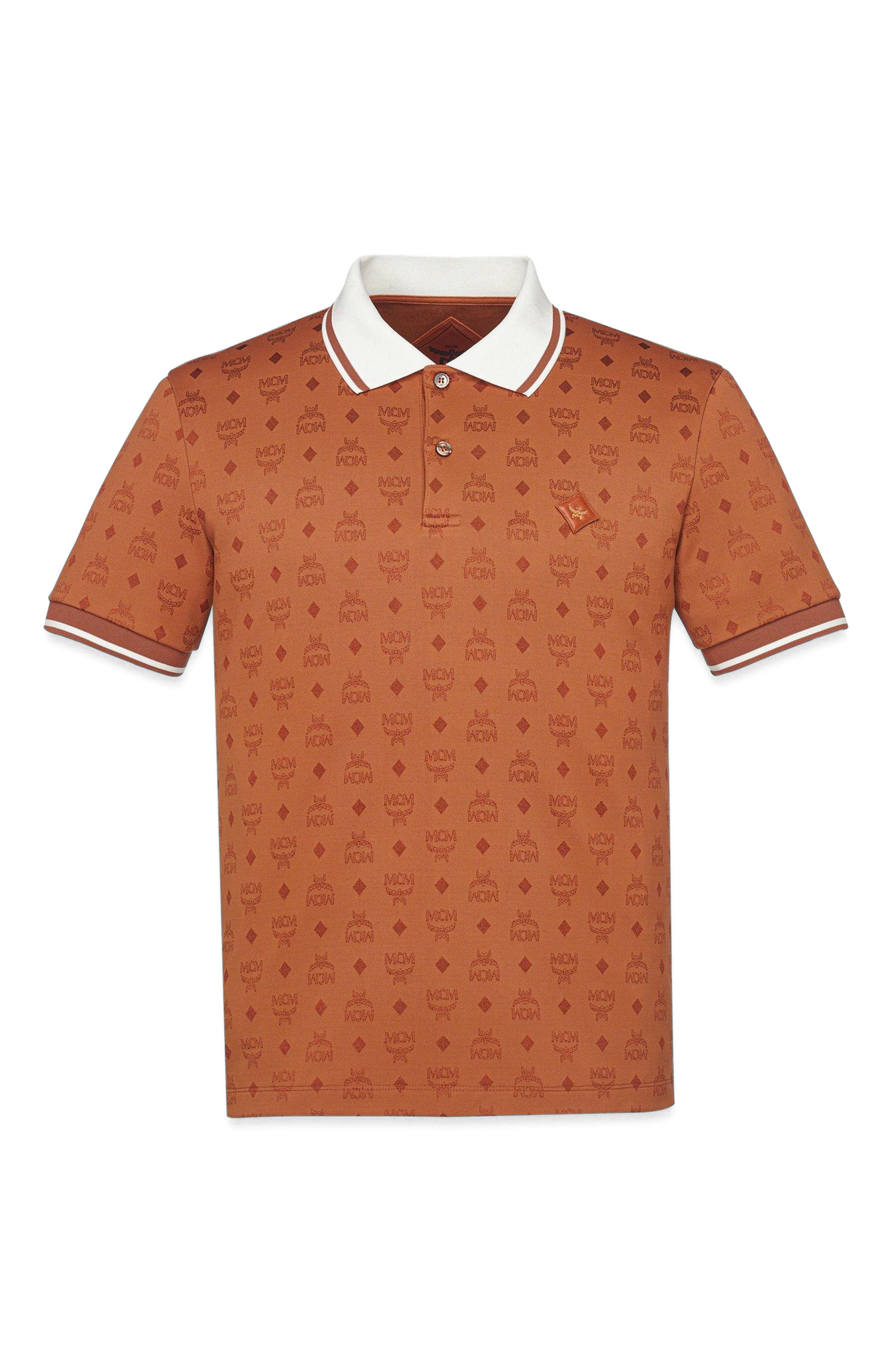 Pique Polo in Monogram Jacquard - image 2