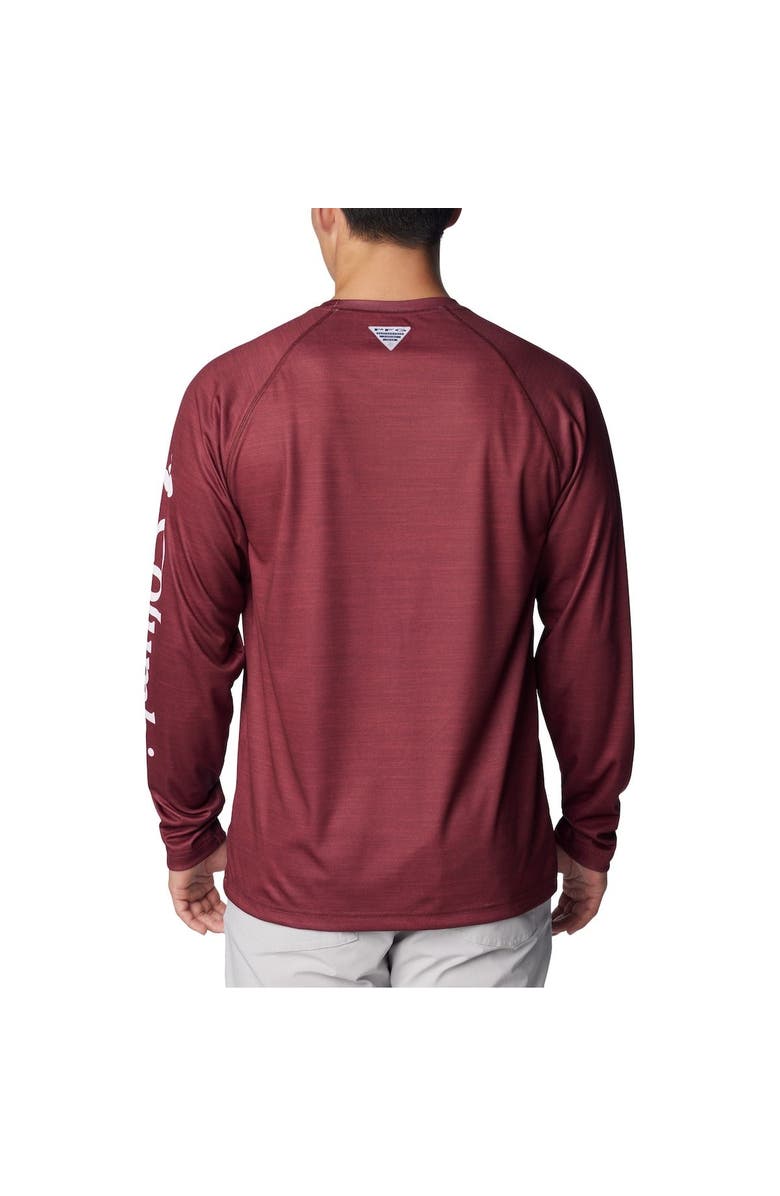 Columbia Men's Columbia Maroon Texas A&M Aggies PFG Terminal Tackle Omni-Shade Raglan Long Sleeve T-Shirt, Alternate, color, Maroon