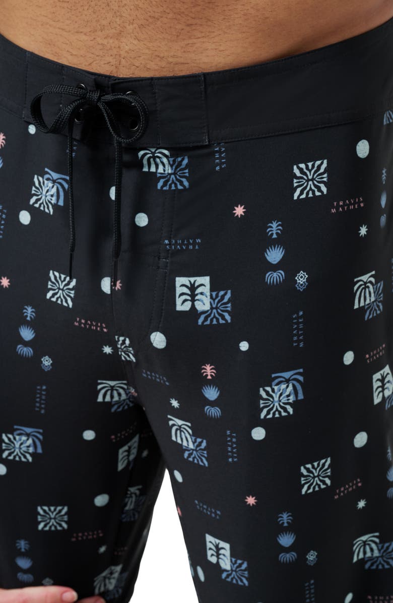 TravisMathew Quick Trip Board Shorts, Alternate, color, Black