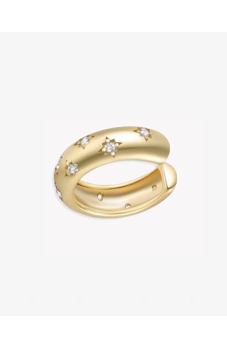 BEN ONI Nova CZ Star Ear Cuff, Main, color, Gold