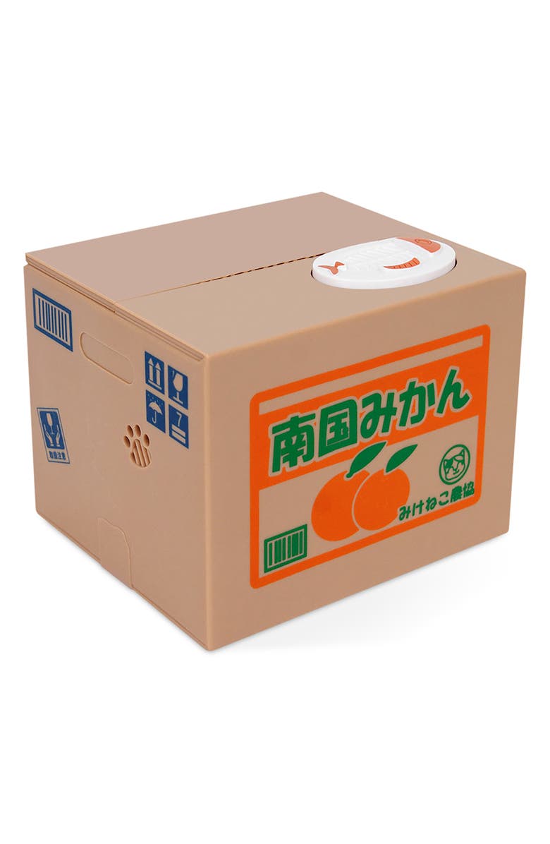 MoMA Design Store Cat In Box Coin Bank, Alternate, color, 