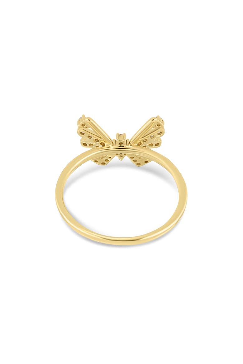 Icon Butterfly Diamond Ring, Alternate, color, 18K YELLOW GOLD/ DIAMOND