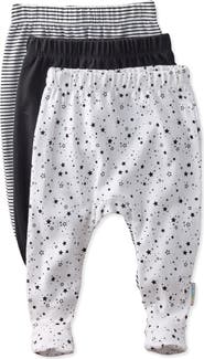 BUTTERBLU Fallon Footed Organic Cotton Assorted 3-Pack Pants