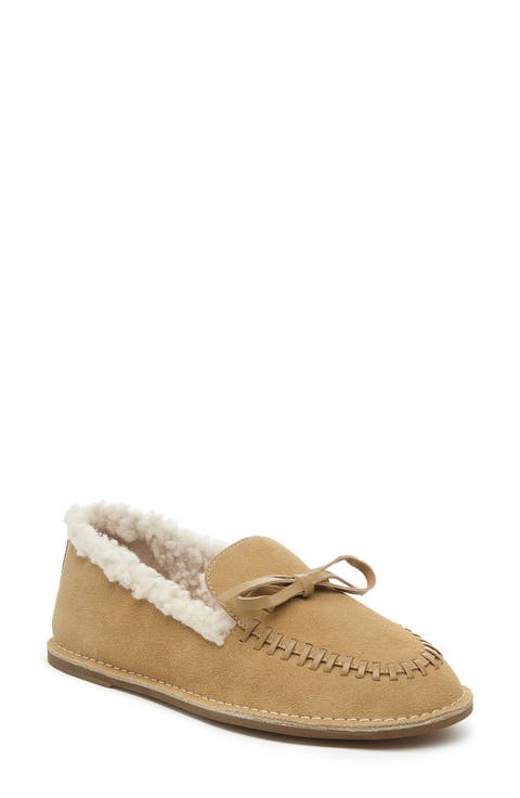 Huggy Faux Shearling Lined Slipper (Women)