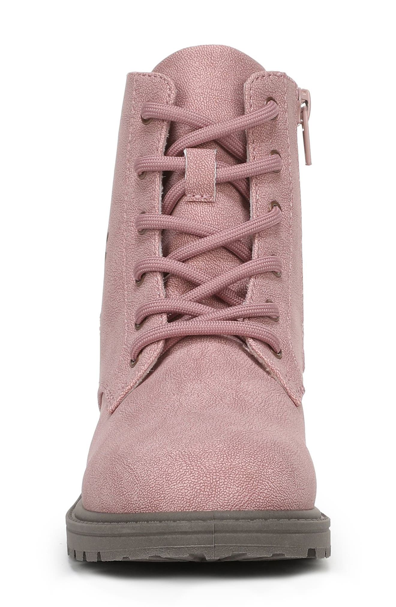 Kids' Rena 2 Faux Leather Boot, Alternate, color, PINK FAUX NUBUCK
