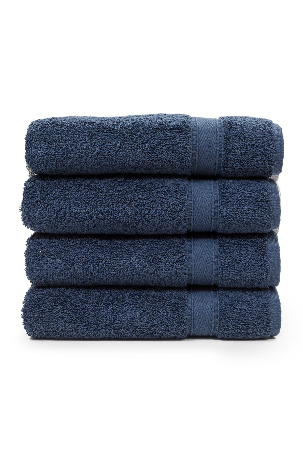 Linum Home Textiles Sinemis Terry Hand Towels - Set of 4 - Navy