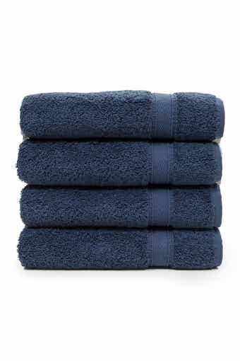 Linum Home Textiles Sinemis Terry Hand Towels - Set of 4 - Navy