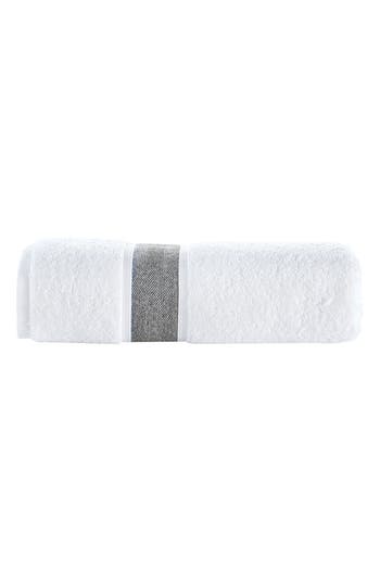 Brooks Brothers Ottoman Rolls Cotton Towel In Gray