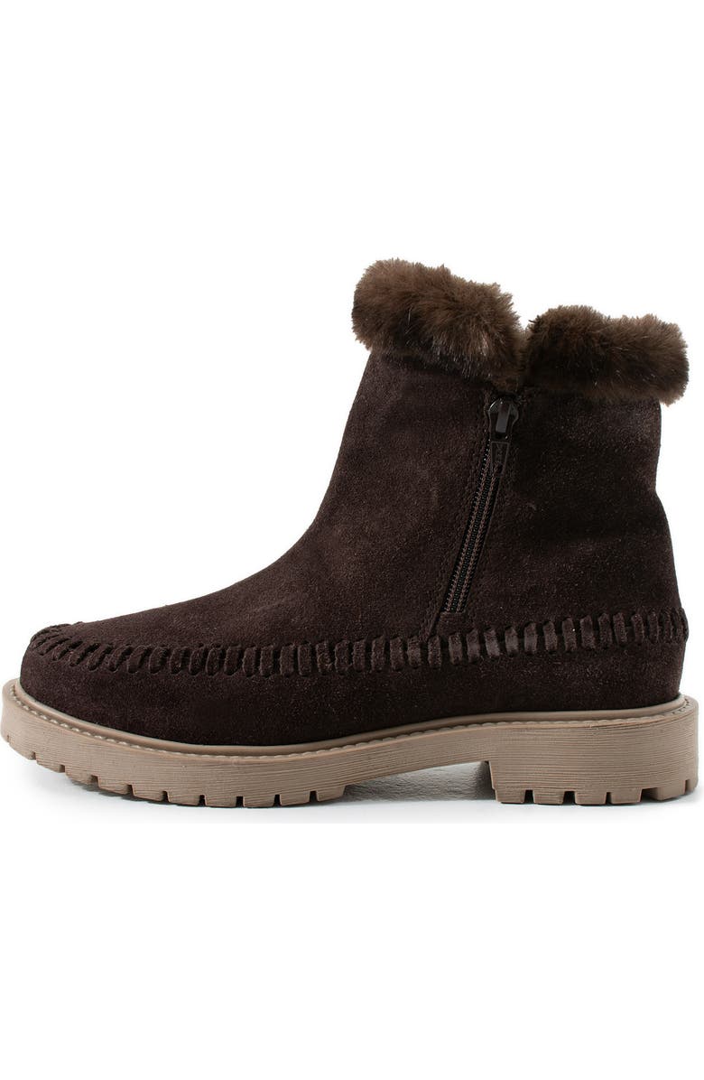 Jelavu Jenny Faux Fur Lined Whipstitch Boot, Alternate, color, Chocolate