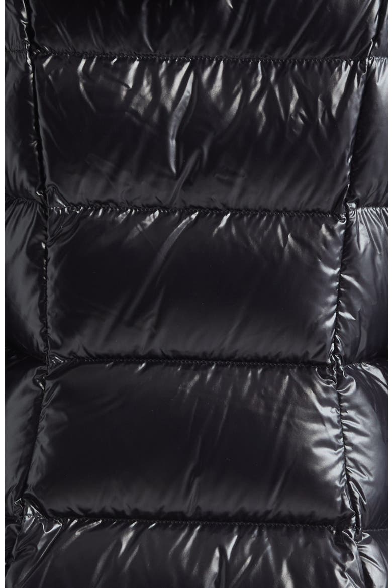 Fulmarusse Quilted Down Coat, Alternate, color, BLACK