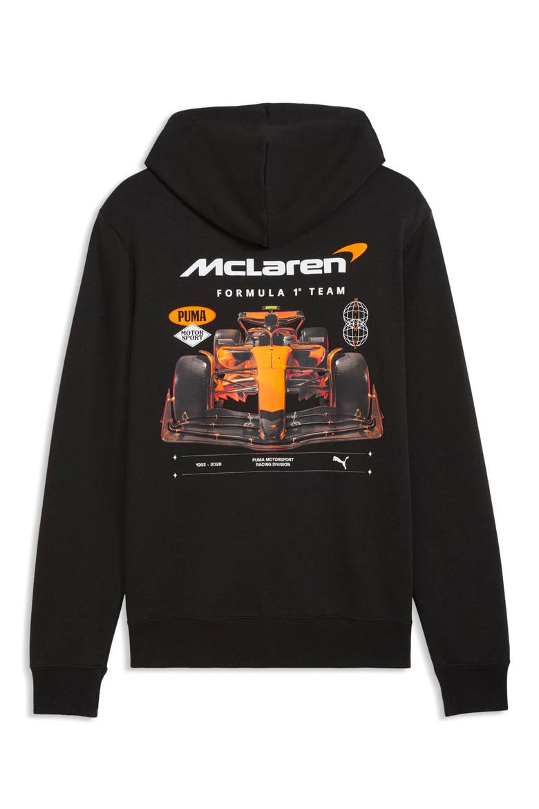 McLaren F1 Cotton Blend Graphic Hoodie, Alternate, color, PUMA BLACK