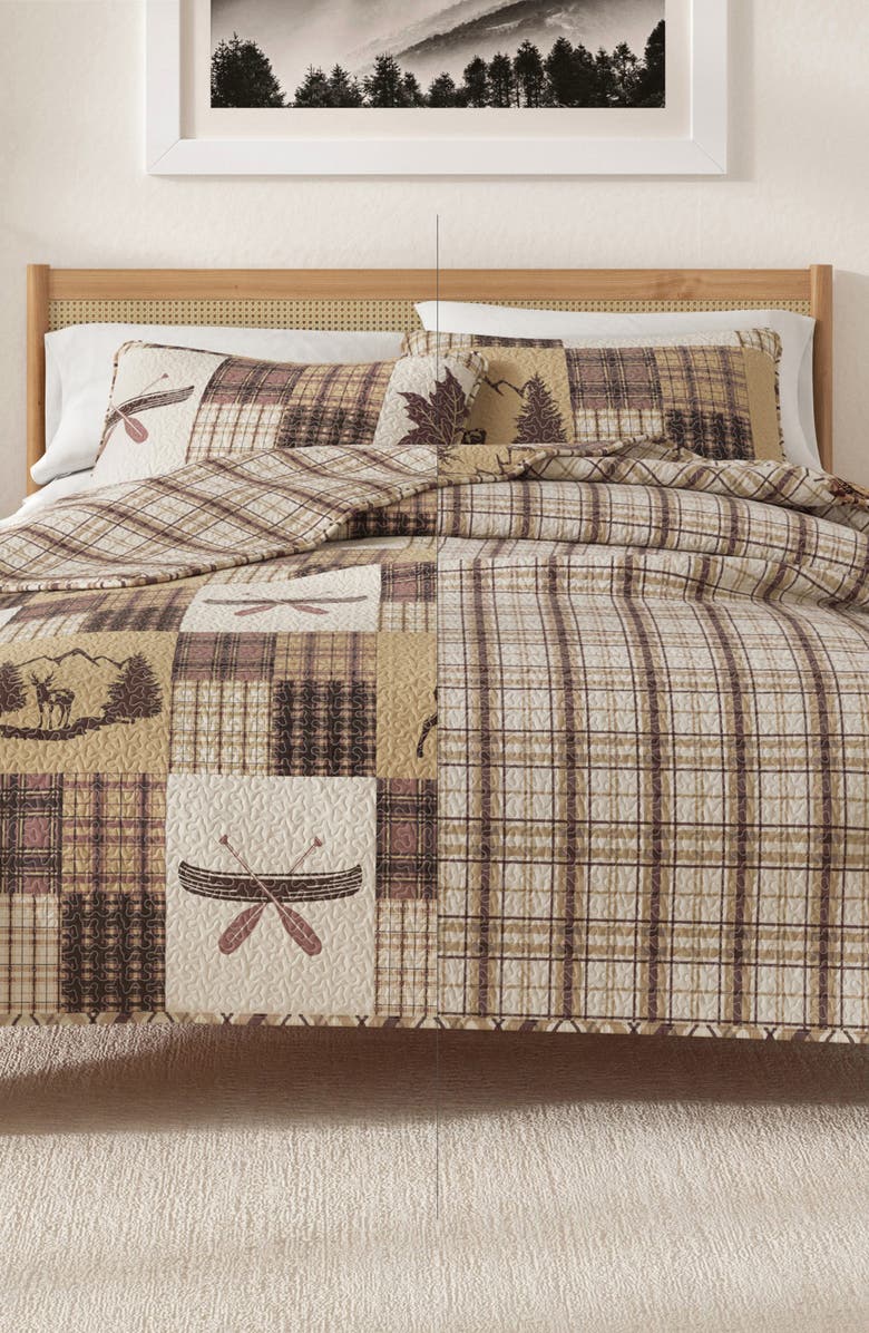 Woven & Weft Patchwork Plaid Quilt Set, Alternate, color,
