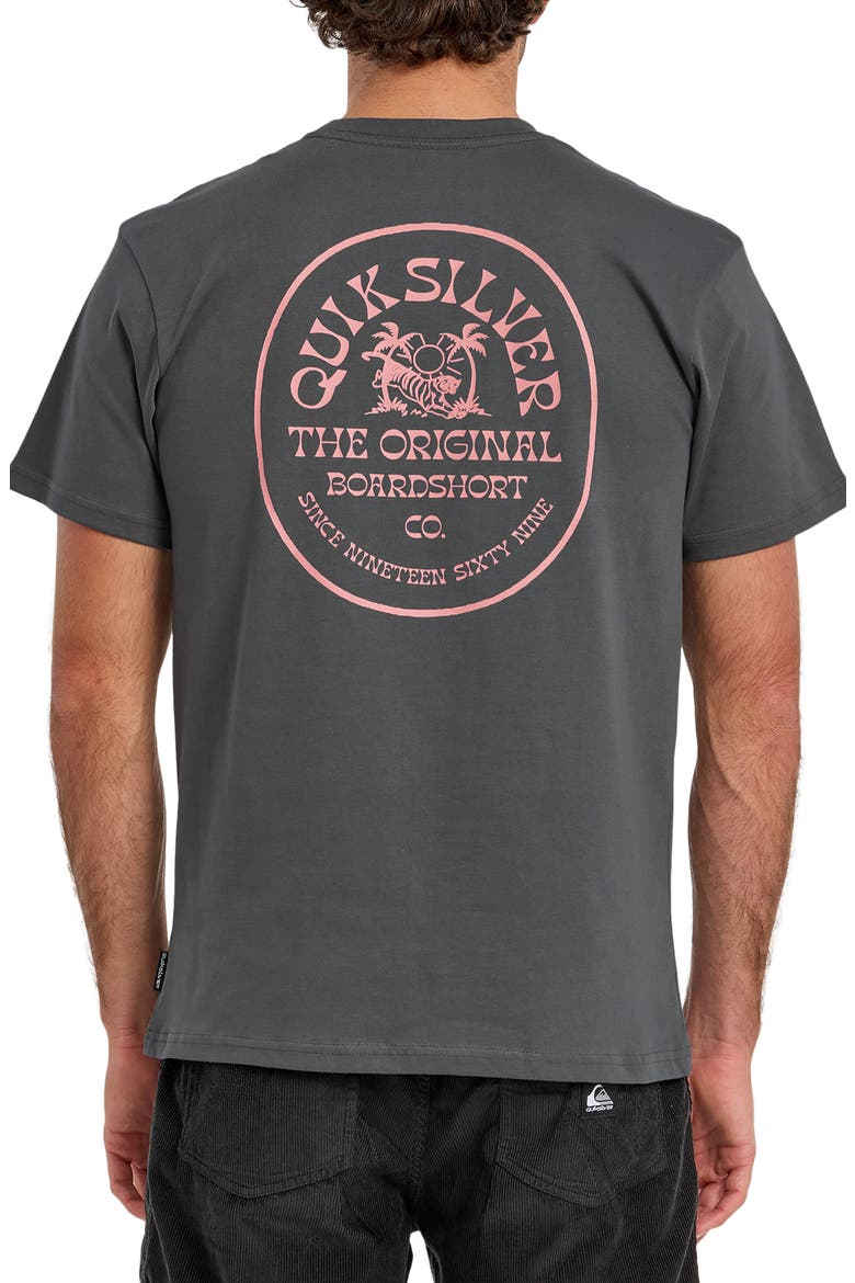 In the Wild Cotton Graphic T-Shirt, Alternate, color, IRON GATE