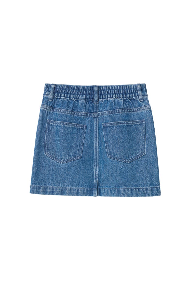 Denim Skirt, Alternate, color, Vintage denim