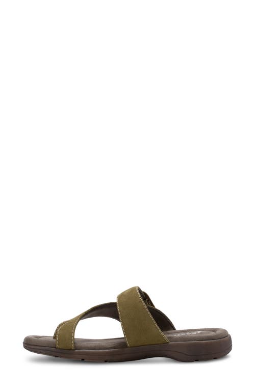 Shop Eastland Tahiti Ii Slide Sandal In Olive