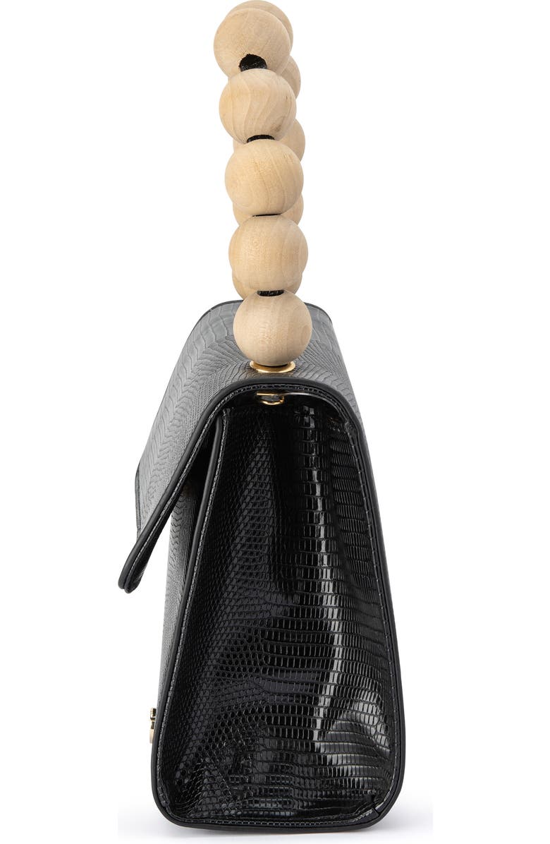 Olga Berg Caylee Wooden Bead Handbag, Alternate, color,