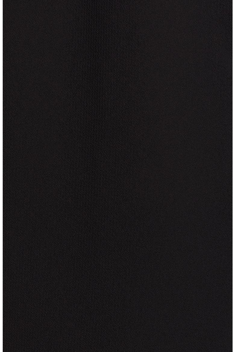 Lace & Crepe Blouse, Alternate, color, BLACK