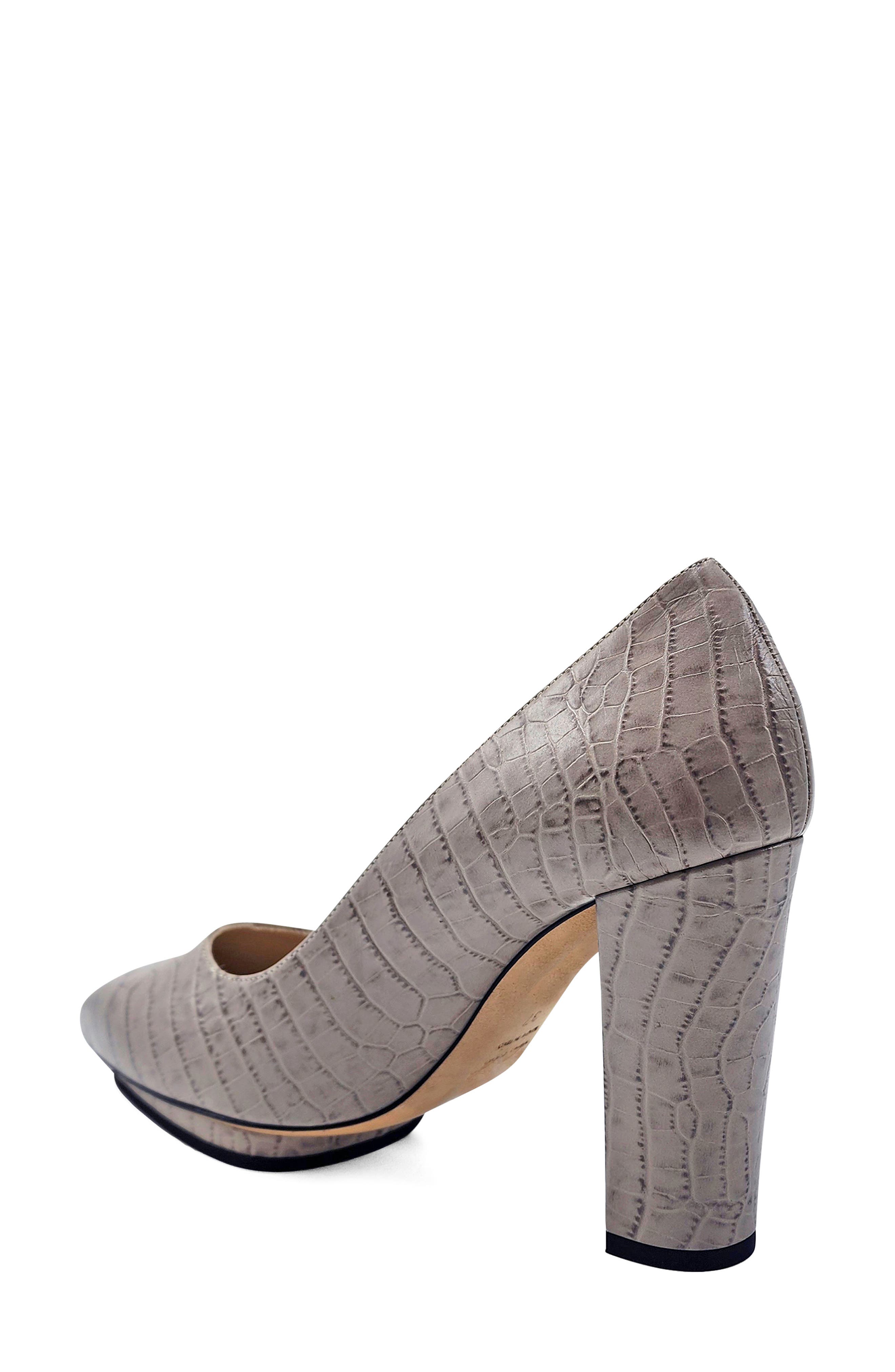 Pippa Pointed Toe Platform Pump, Alternate, color, TAUPE