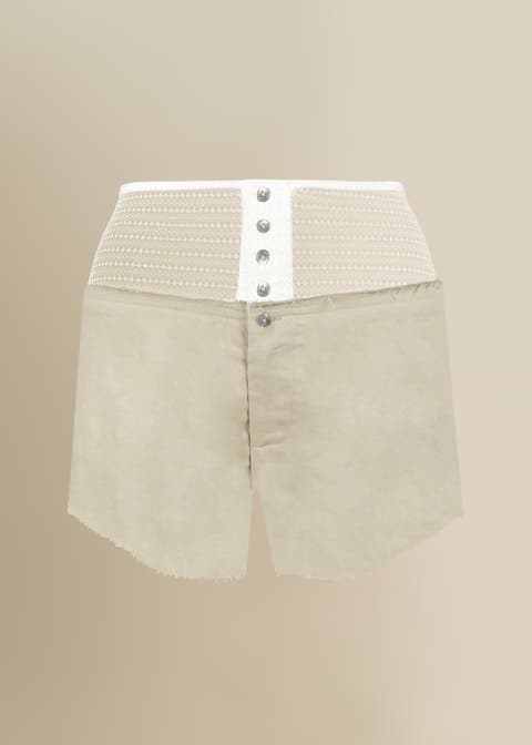 Laissez High-Waisted Stretch Linen Short